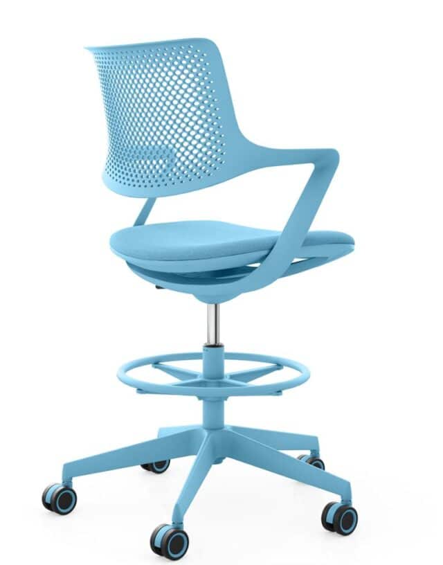 Loketstoel Ls V14 Licht Blauw Martin Ballendat Design