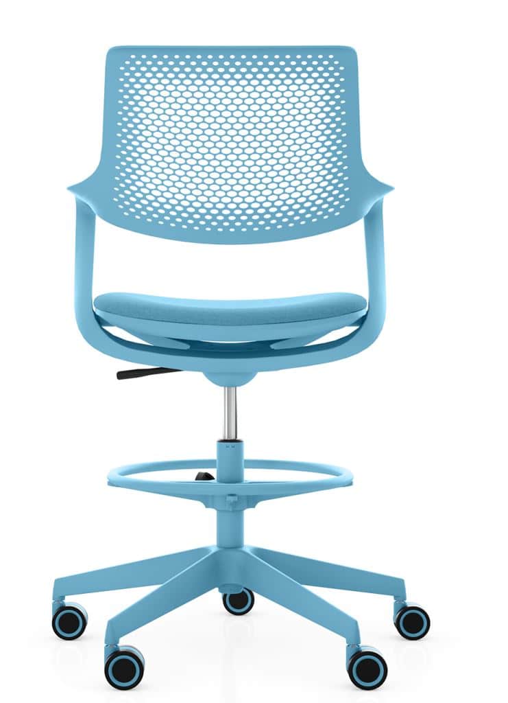 Loketstoel Ls V14 Licht Blauw Martin Ballendat Design