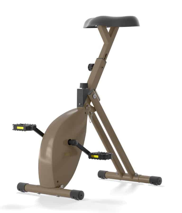 Deskbike Taupe De Actieve Bureaustoel Fiets