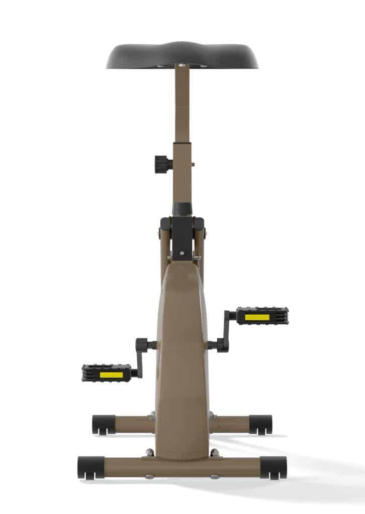Deskbike Taupe De Actieve Bureaustoel Fiets