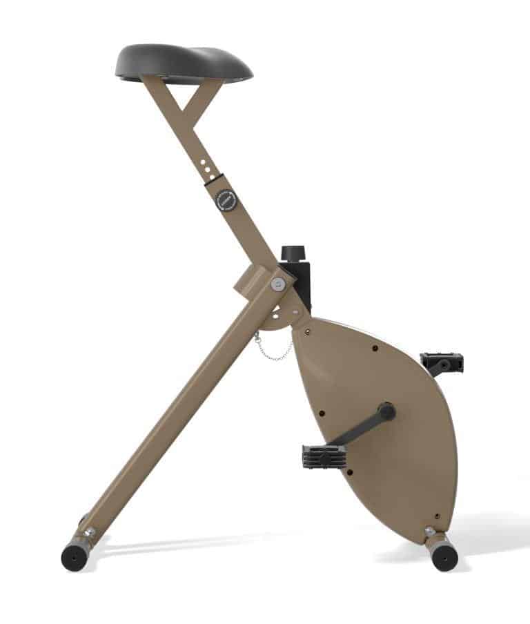 Deskbike Taupe De Actieve Bureaustoel Fiets