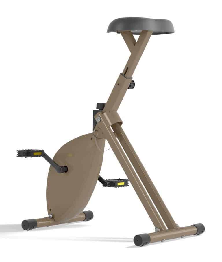 Deskbike Taupe De Actieve Bureaustoel Fiets