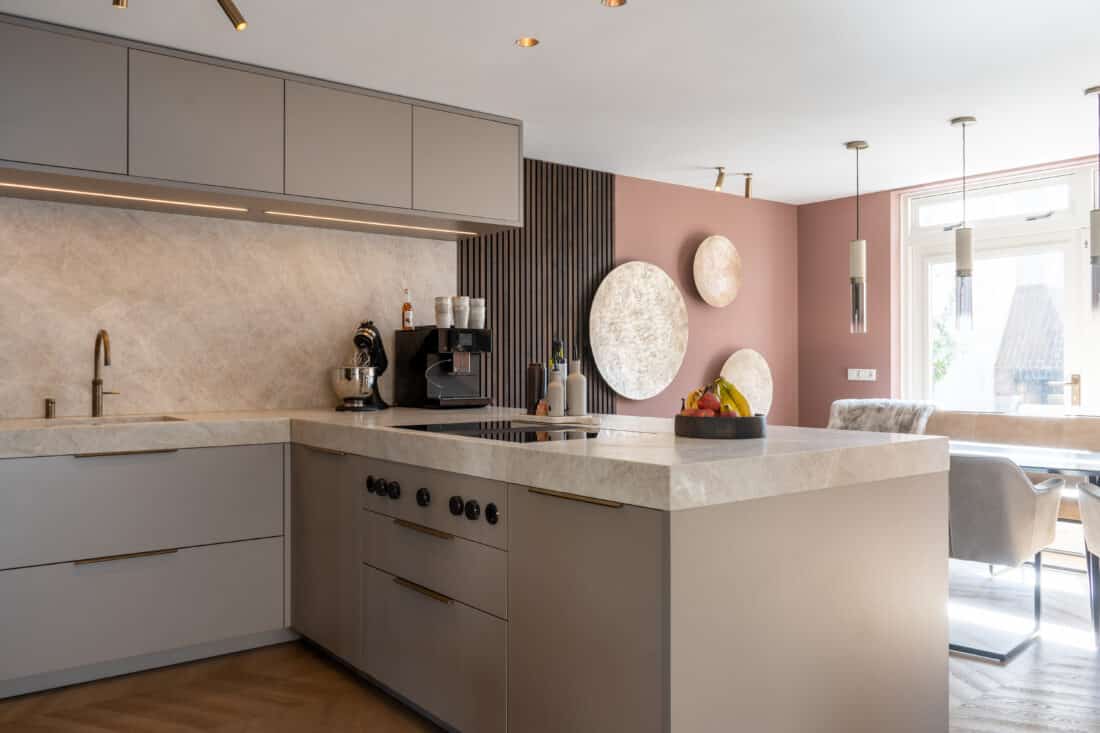Beige Zandkleur Keuken