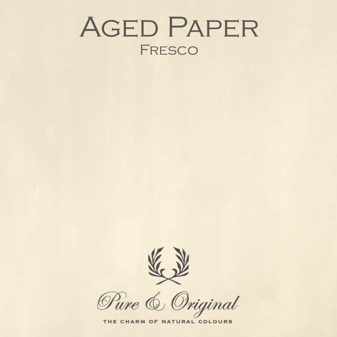 Aged Paper Fresco Lime Paint Pure Original