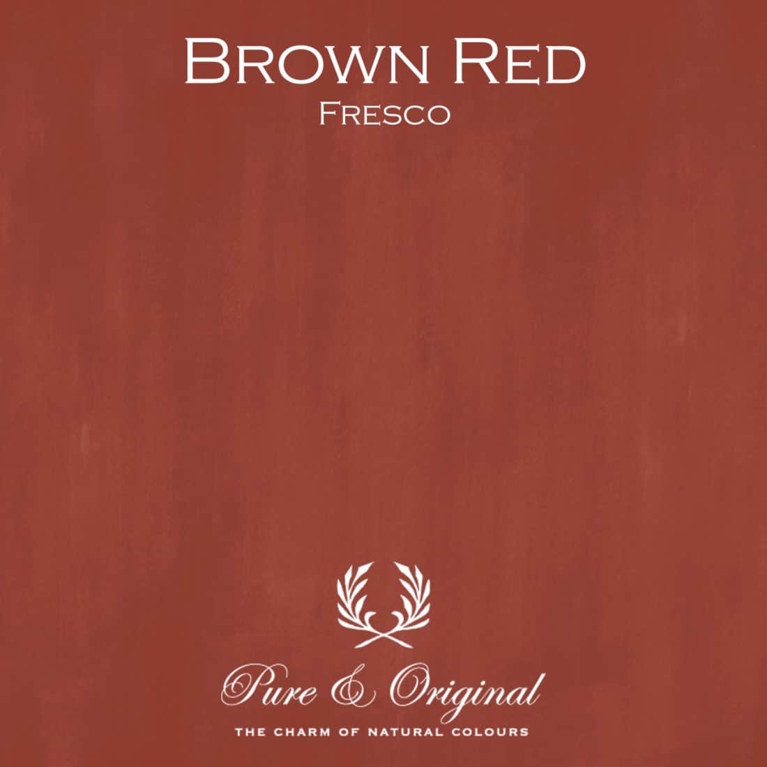 Brown Red Fresco Lime Paint Pure Original