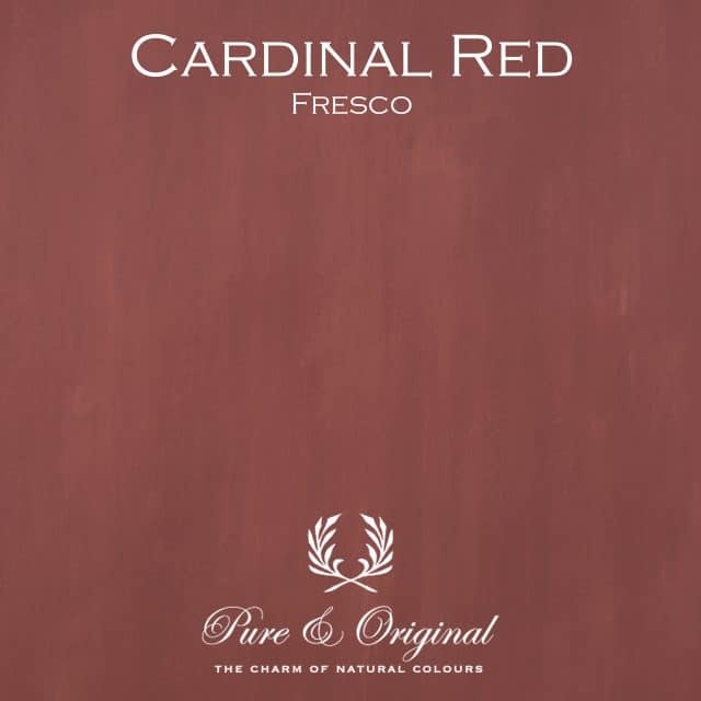 Cardinal Red Fresco Lime Paint Pure Original