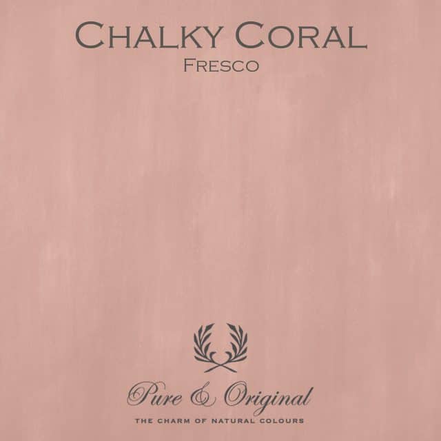 Chalky Coral Fresco Lime Paint Pure Original