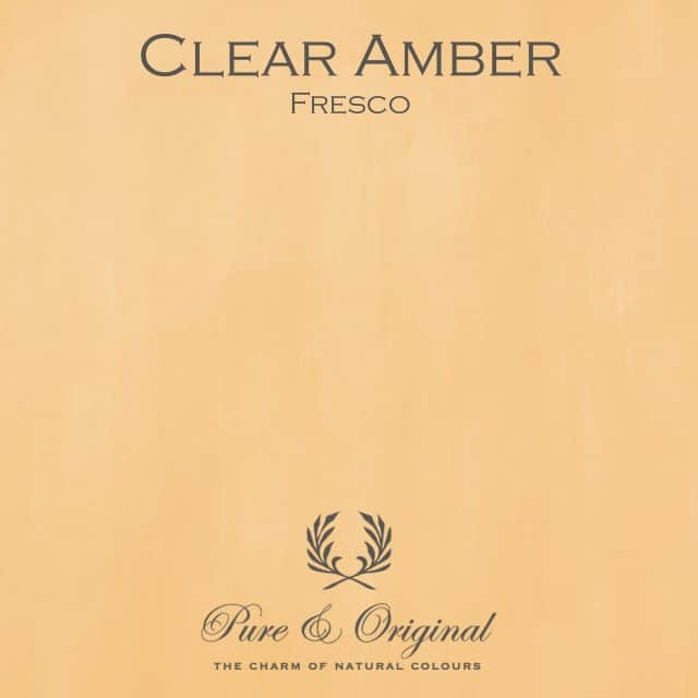 Clear Amber Fresco Lime Paint Pure Original