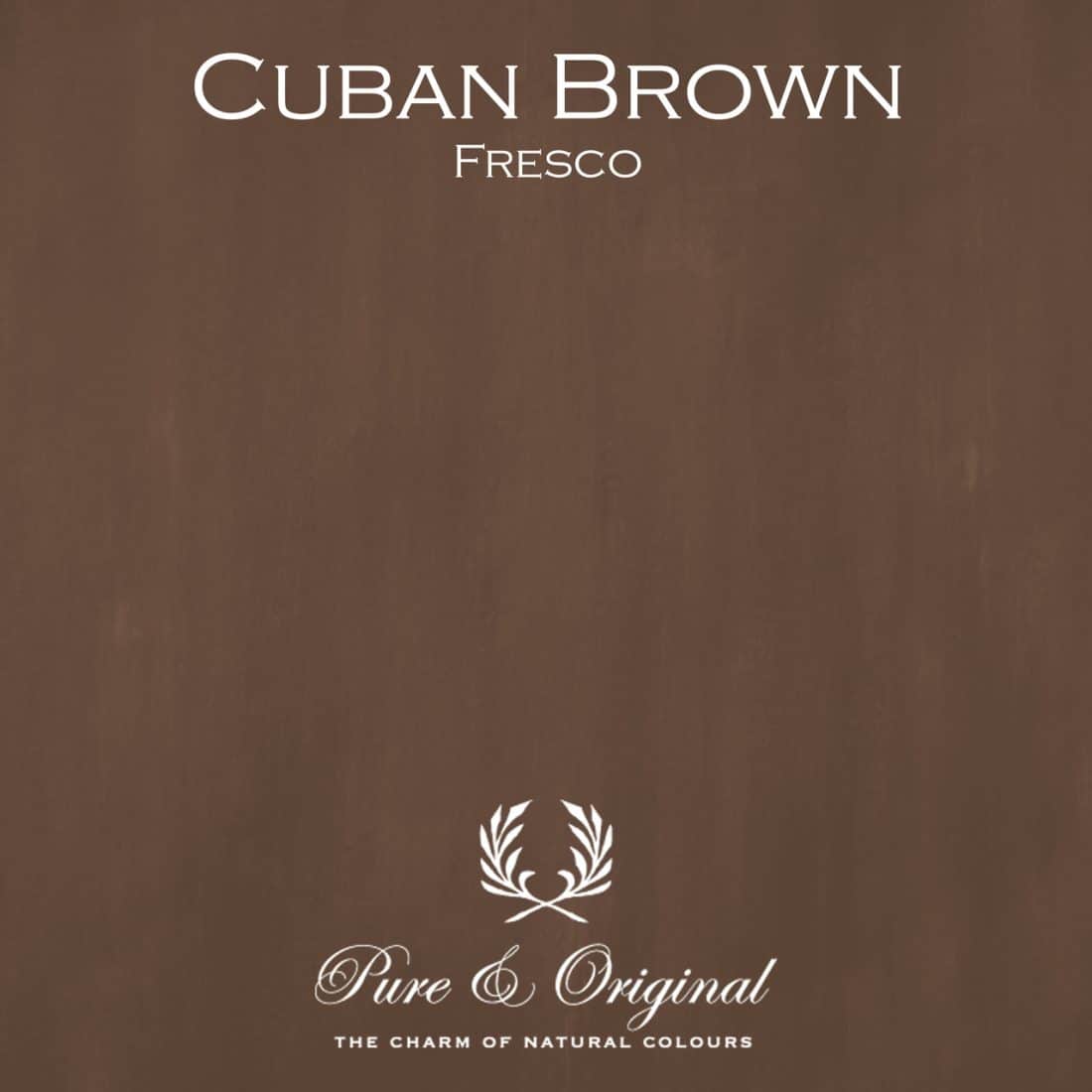 Cuban Brown Fresco Lime Paint Pure Original