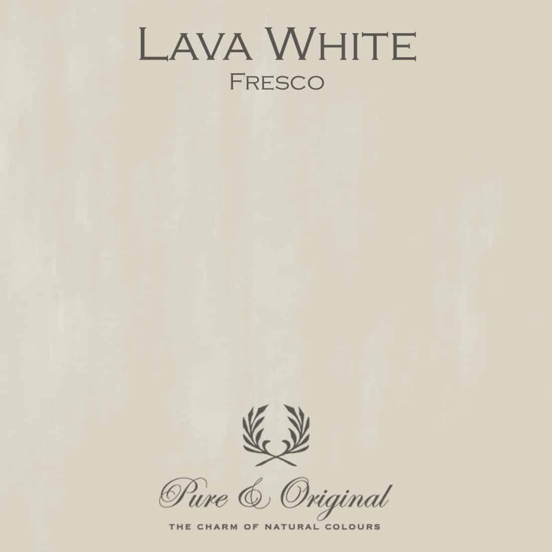 Lava White Fresco Lime Paint Pure Original