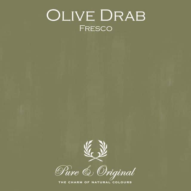 Olive Drab Fresco Lime Paint Pure Original