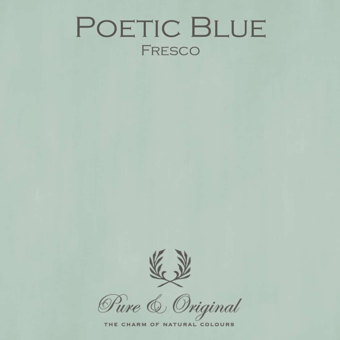Poetic Blue Fresco Lime Paint Pure Original