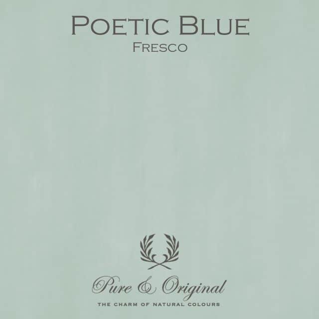 Poetic Blue Fresco Lime Paint Pure Original