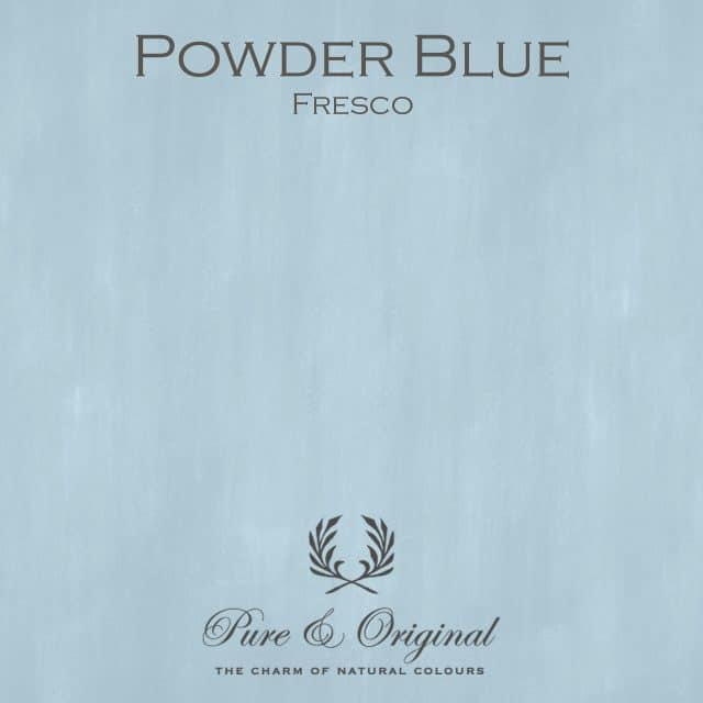 Powder Blue Fresco Lime Paint Pure Original