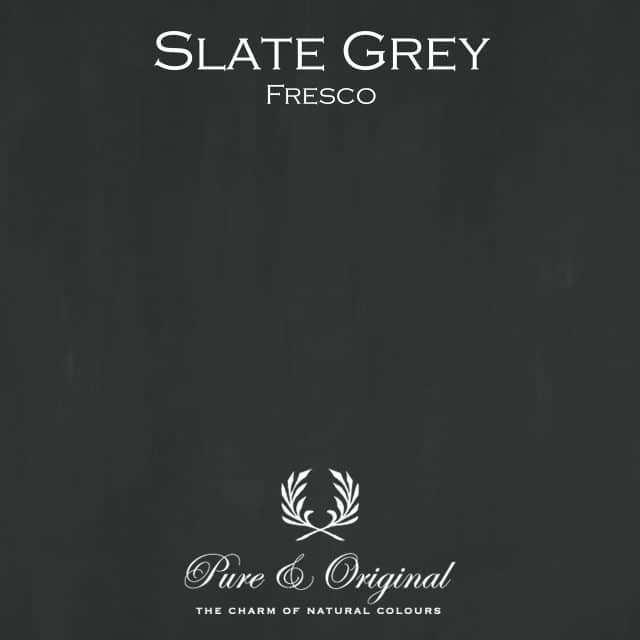 Slate Grey Fresco Lime Paint Pure Original