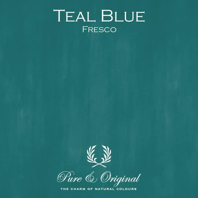 Teal Blue Fresco