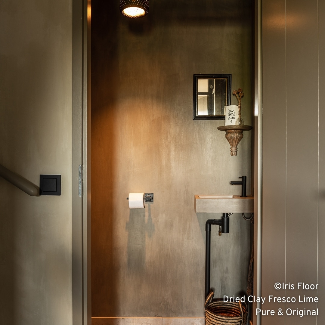 Dried Clay Fresco Lime Paint Iris Floor 2