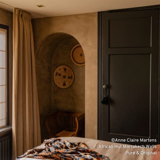 Anne Claire Martens African Hut Marrakech Walls