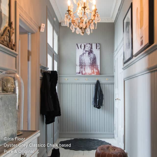 Iris Floor Oyster Grey Classico Chalk Based Pure Original
