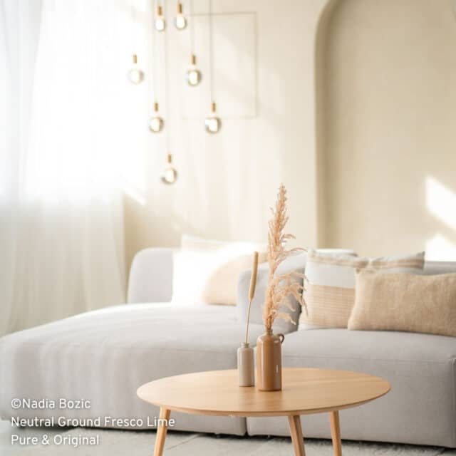 Nadia Bozic Neutral Ground Fresco Lime Pure Original