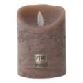 Led kaars Rustic Brown S