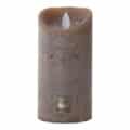 Led kaars Rustic Brown M