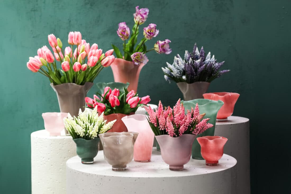 Vaas Roze Voor Tulpen Vaas Roze Voor Tulpen