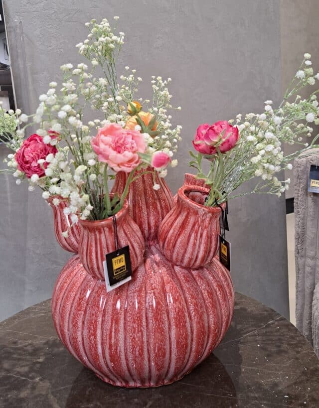 Roze Tulpenvaas M