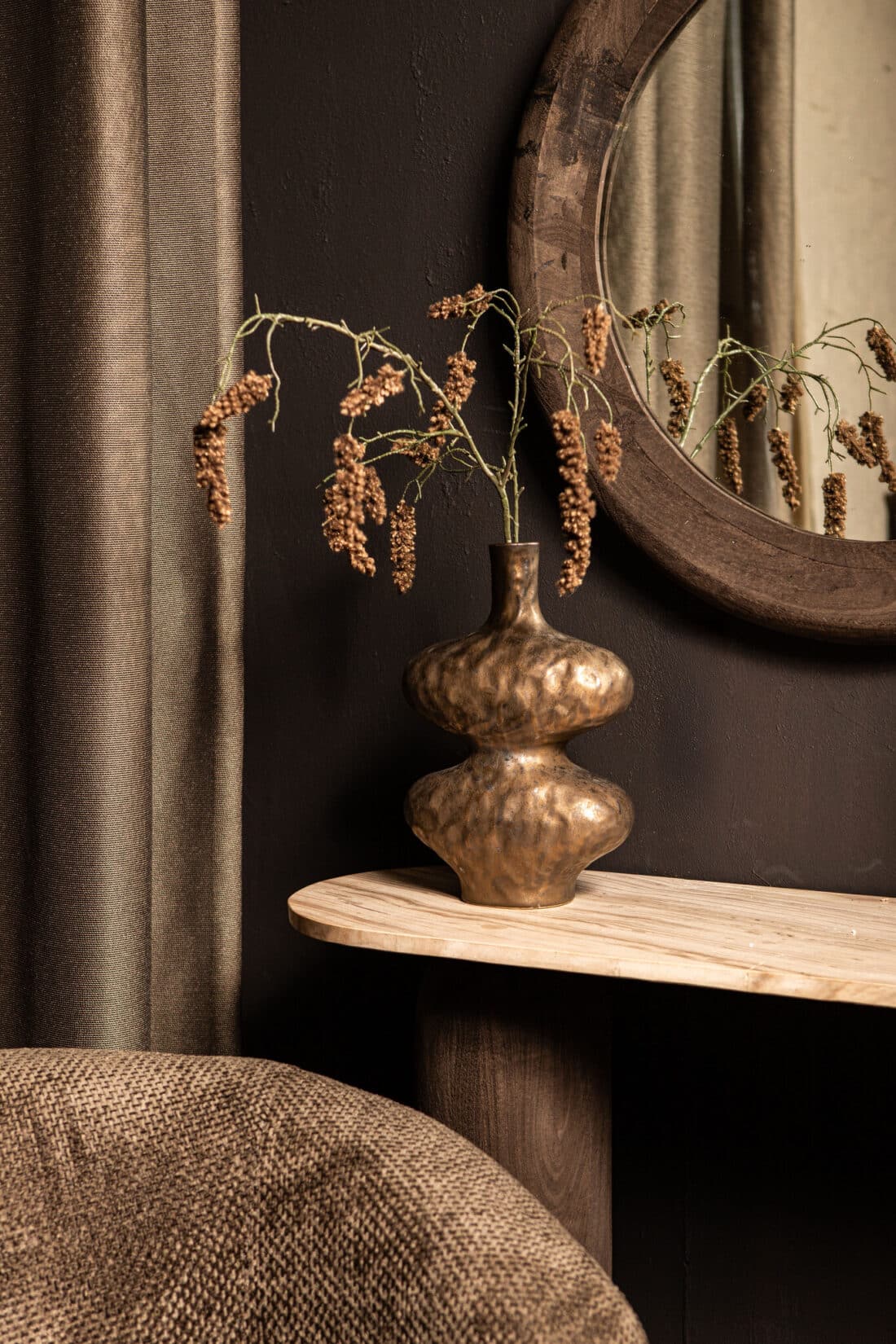 Ptmd Chelsean Bronze Vaas S