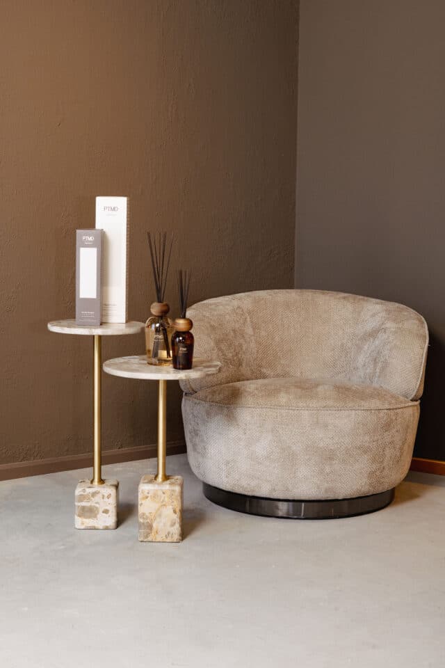 Ptmd Filou Beige Fauteuil Eden
