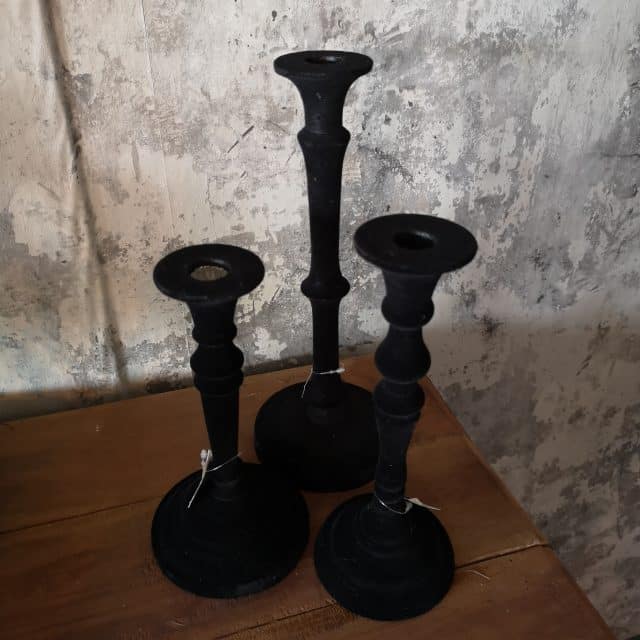Kandelaar Velvet Zwart Groot Art 19 9299