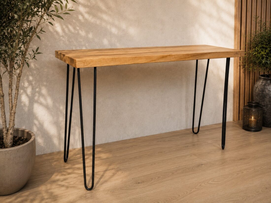 Side Table Suar Hout 118 X 40 X 72cm Art 22 1861