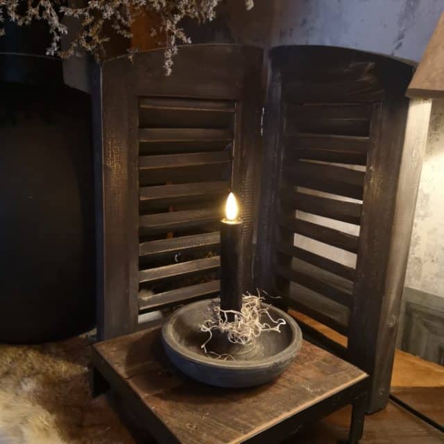 Kaarsen Standaard Hout Laag