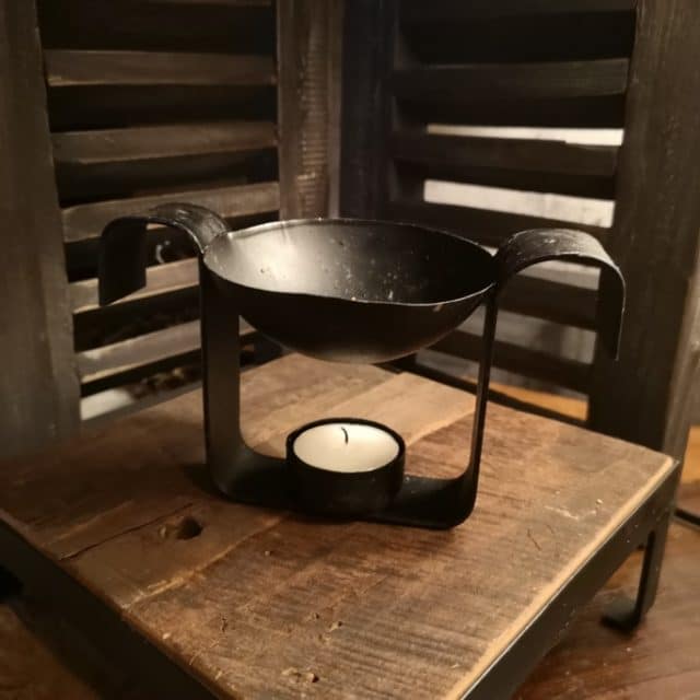 Geurbrander Zwart Voor Windlicht
