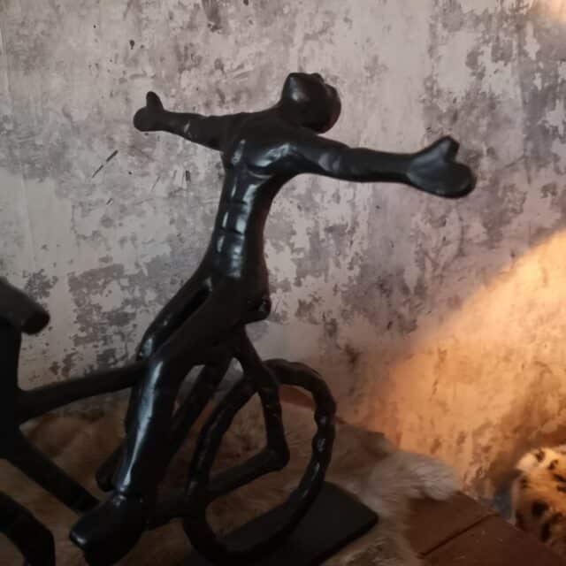 Beeld Fiets Zwart Art 24 4834