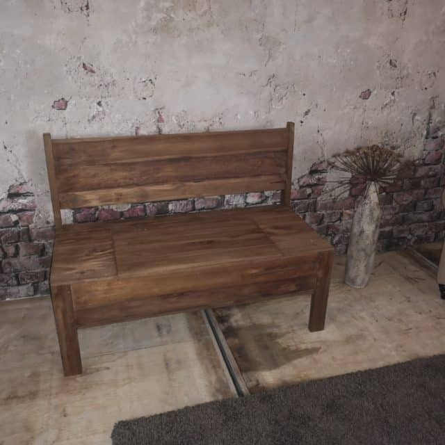 Houten Bank Met Opberg Ruimte