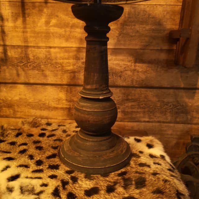 Tafellamp Op Ronde Baluster Voet Art 9895 Uitverkocht