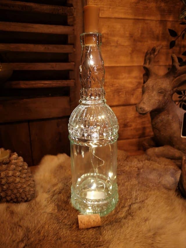 Sier Fles Olie Azijn Met Led Art 23 2589