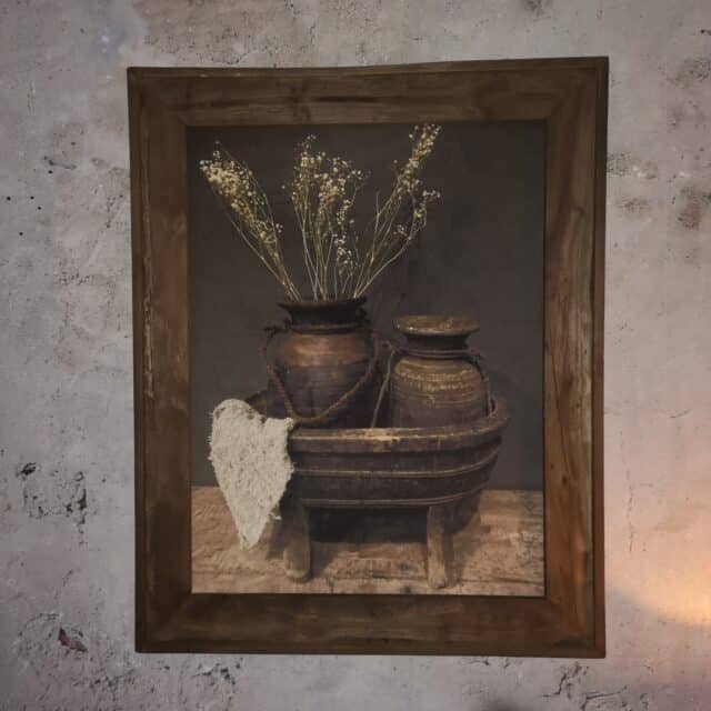 Houten Lijst Met Nostalgisch Doek Art 6479 Houten Lijst Met Nostalgisch Doek Art 6479