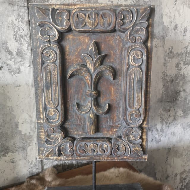 Vierkant Decoratie Ornament Op Standaard
