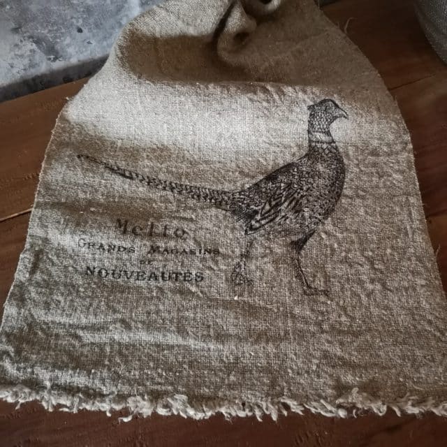Shabby Doek Fazant 30 X 45 Cm