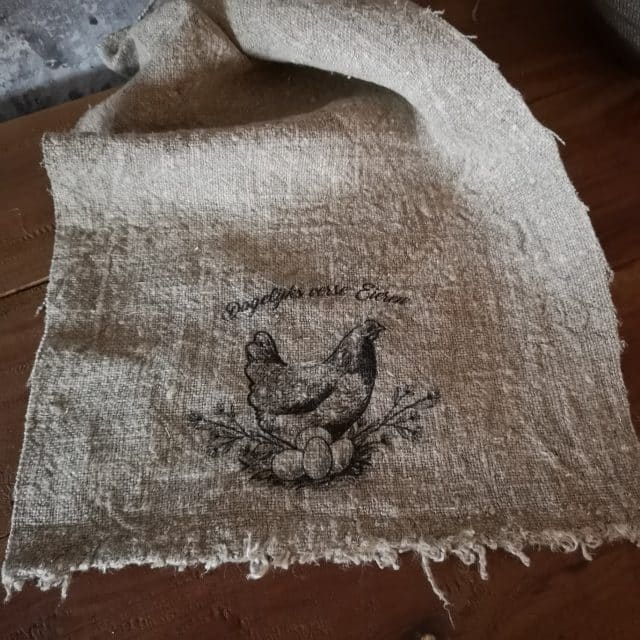 Shabby Doek Verse Eieren 30 X 45 Cm