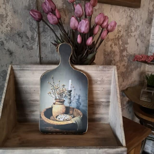 Houten Decoratie Plank Klein Art 2906