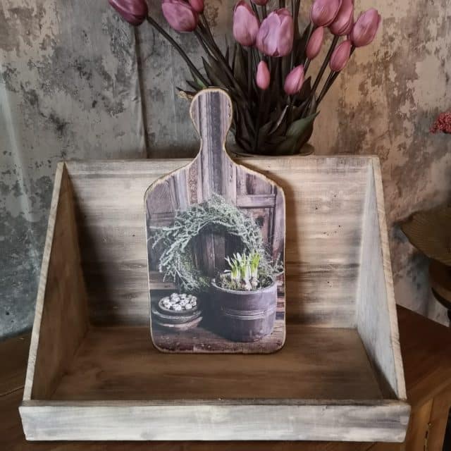 Houten Decoratie Plank Klein Art 4543 Uitverkocht