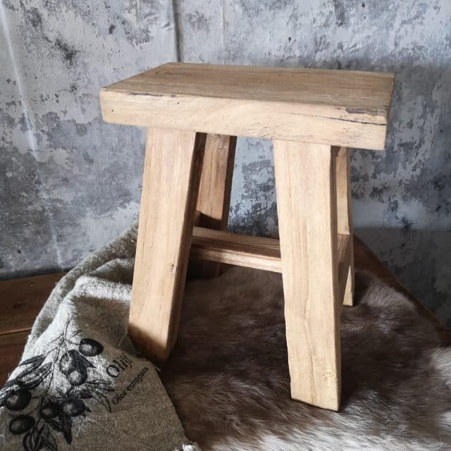 Houten Planten Krukje Art 24 3636