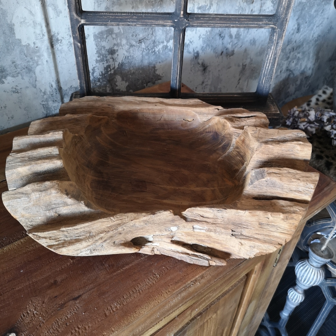 Teak Schaal Art 6 3175