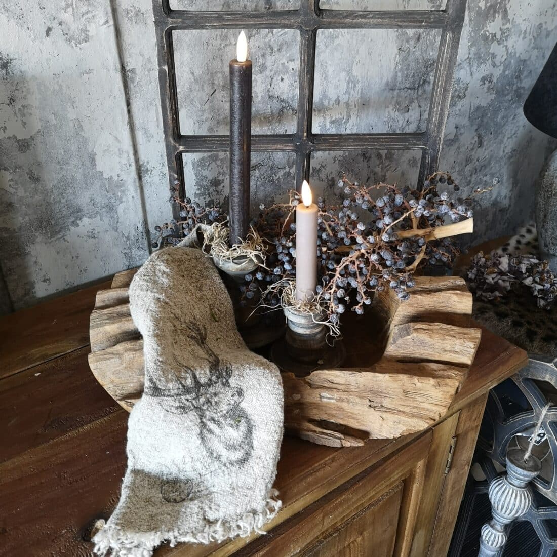 Teak Schaal Art 6 3175