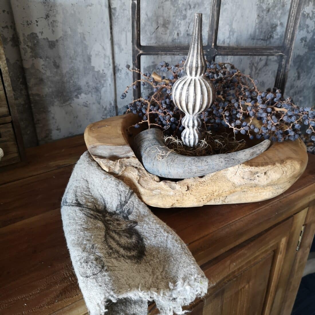 Teak Schaal Art 3 7913