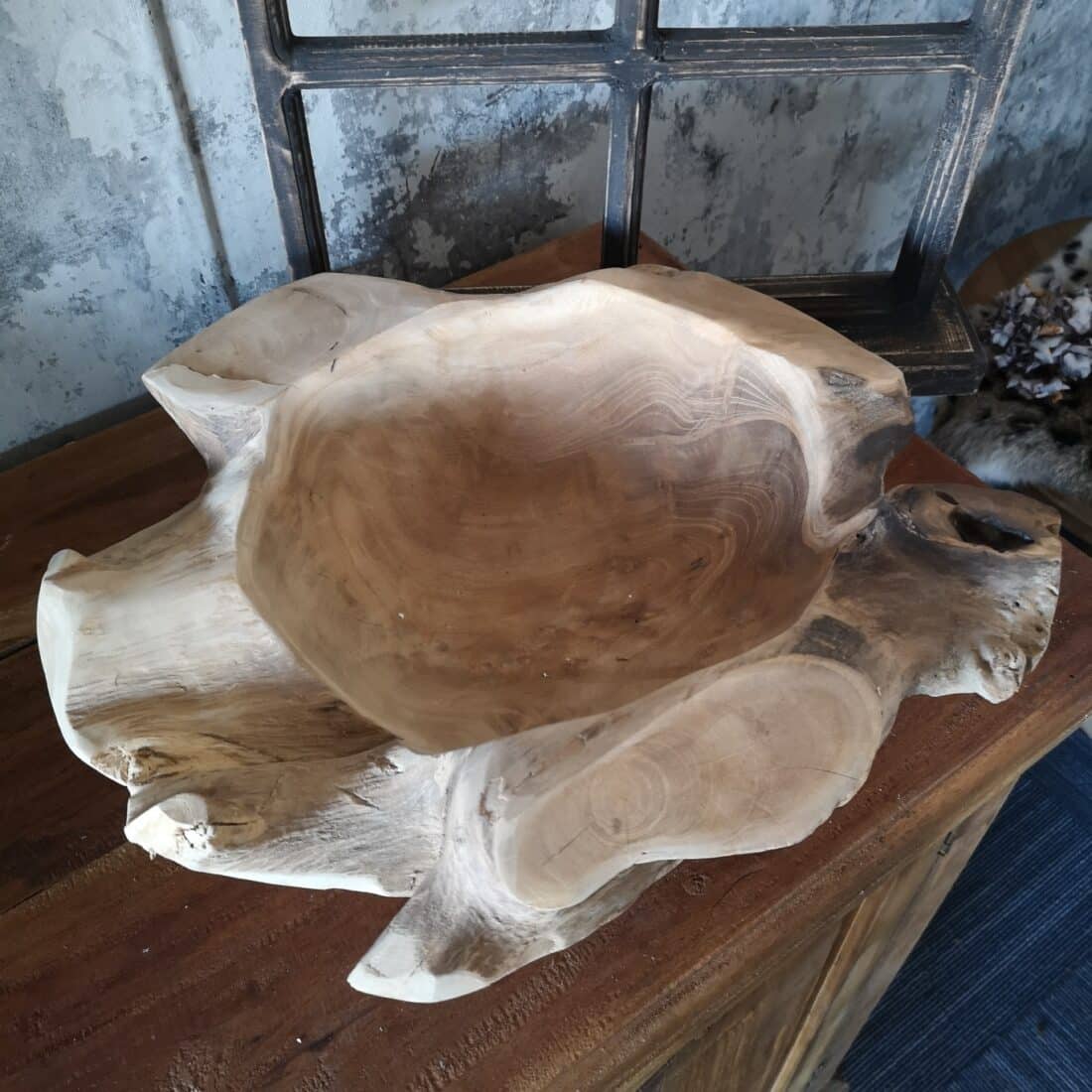 Teak Schaal Art 1 4776