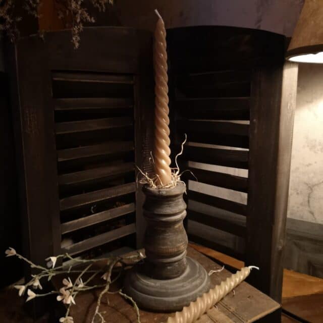 Houten Baluster Kandelaar Voor Diner Kaars Art 3178 Houten Baluster Kandelaar Voor Diner Kaars Art 3178